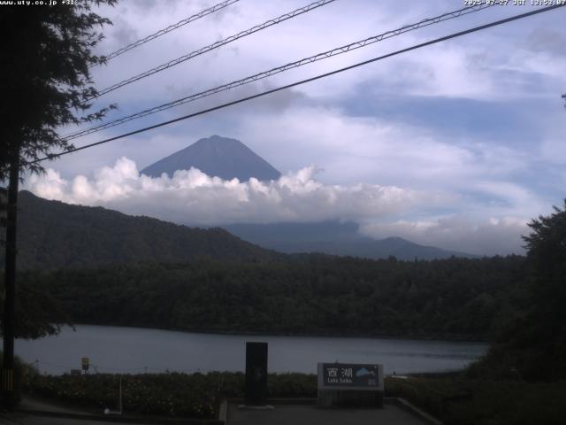 西湖からの富士山