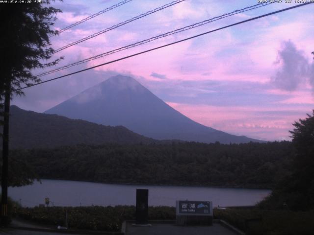 西湖からの富士山