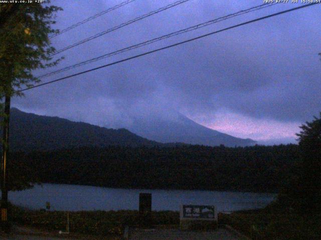 西湖からの富士山