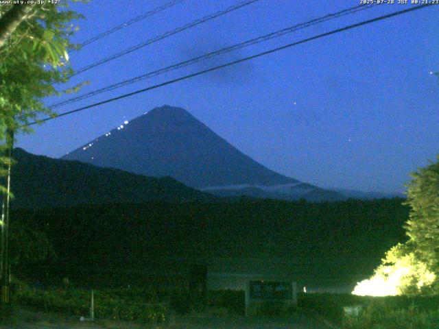 西湖からの富士山