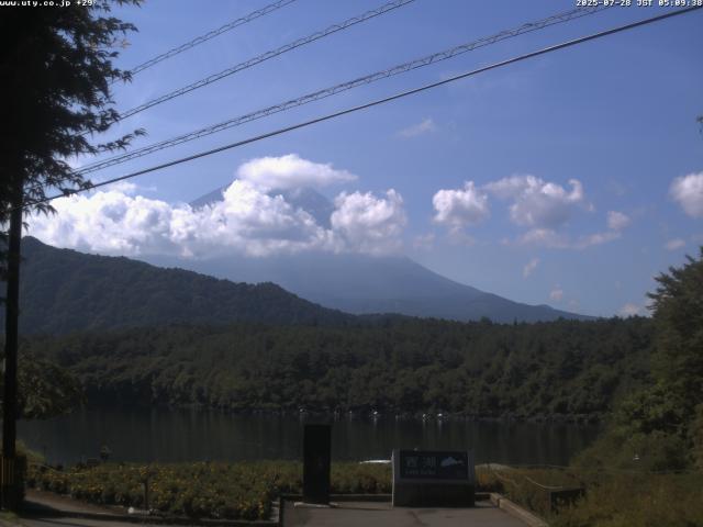 西湖からの富士山