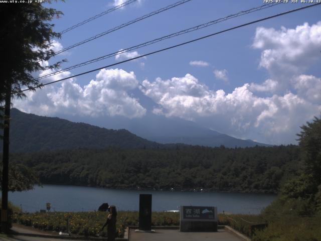 西湖からの富士山