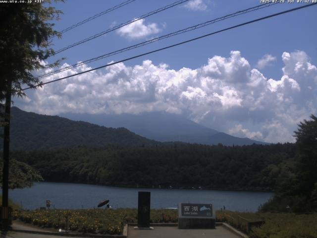 西湖からの富士山