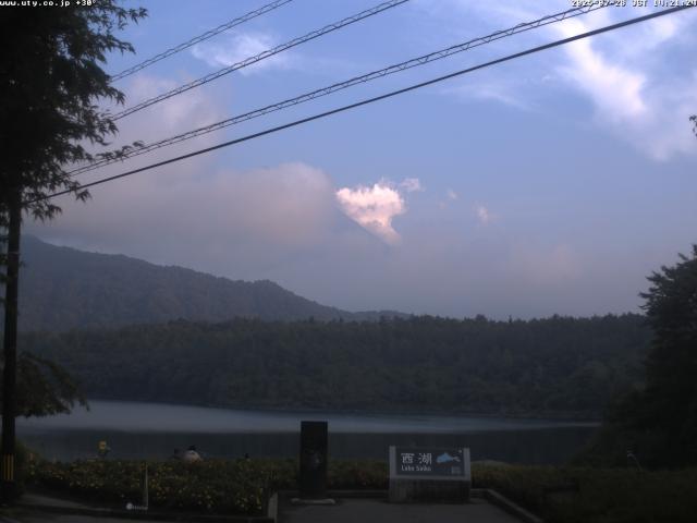 西湖からの富士山