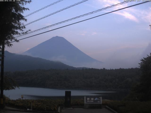 西湖からの富士山