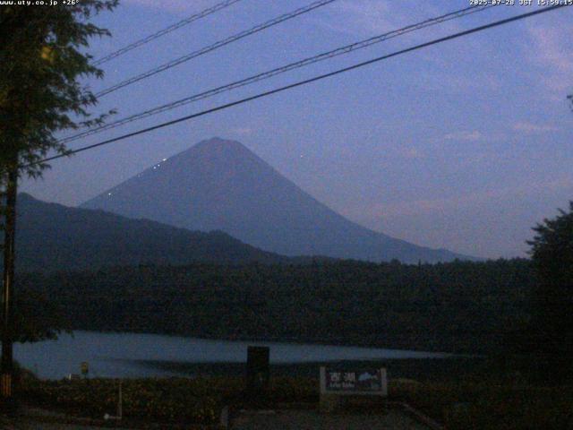 西湖からの富士山