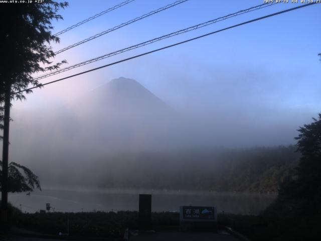 西湖からの富士山