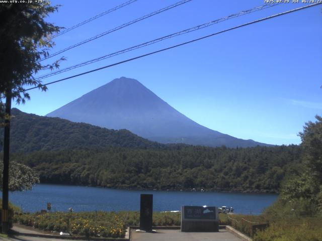 西湖からの富士山