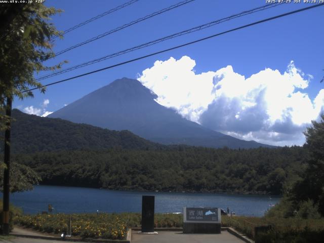 西湖からの富士山