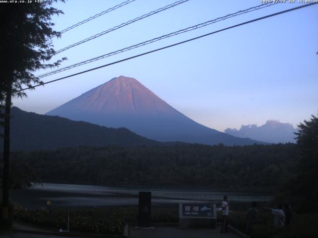 西湖からの富士山