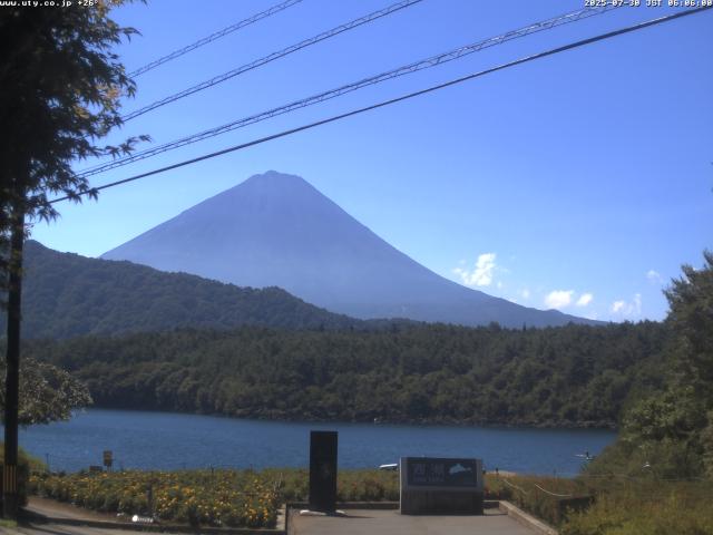 西湖からの富士山