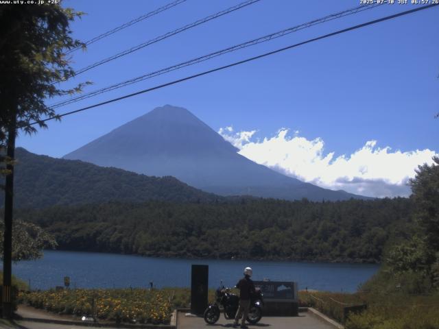 西湖からの富士山