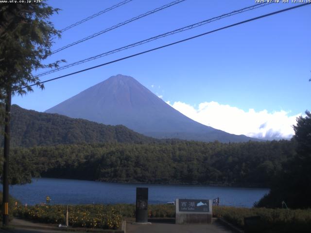 西湖からの富士山