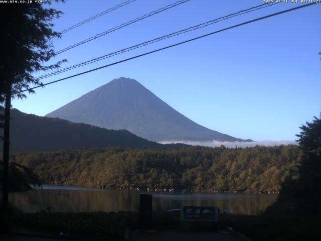 西湖からの富士山