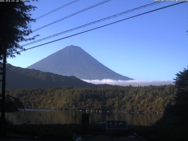 西湖からの富士山