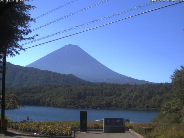 西湖からの富士山