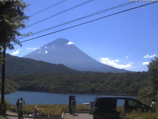 西湖からの富士山