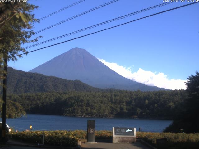 西湖からの富士山