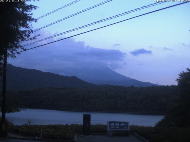 西湖からの富士山