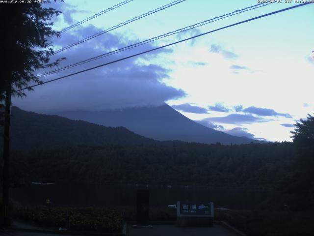 西湖からの富士山
