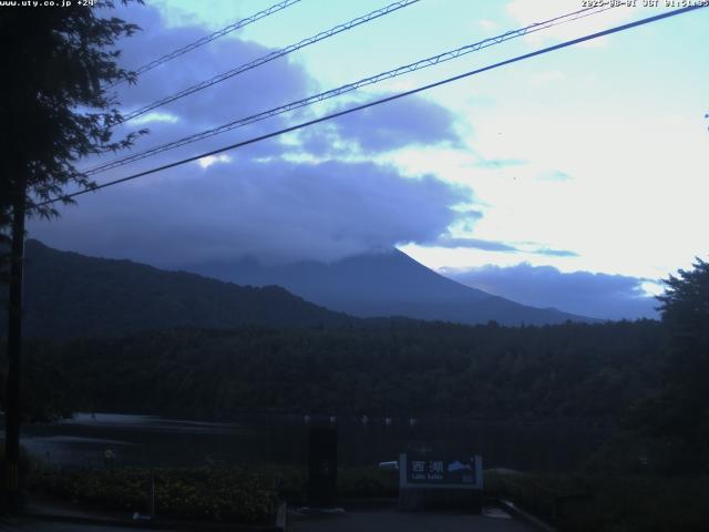 西湖からの富士山