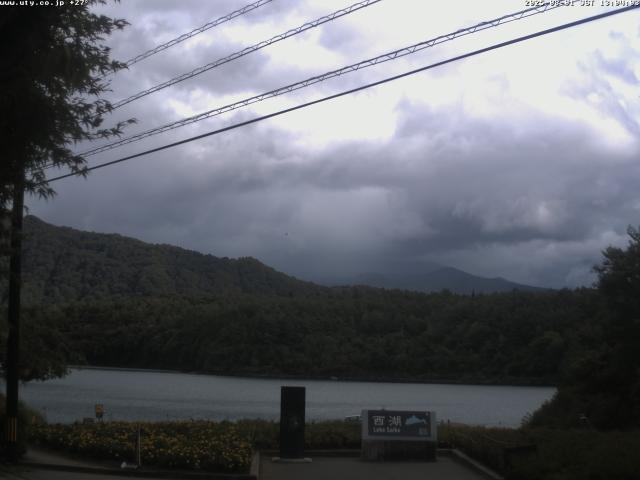 西湖からの富士山