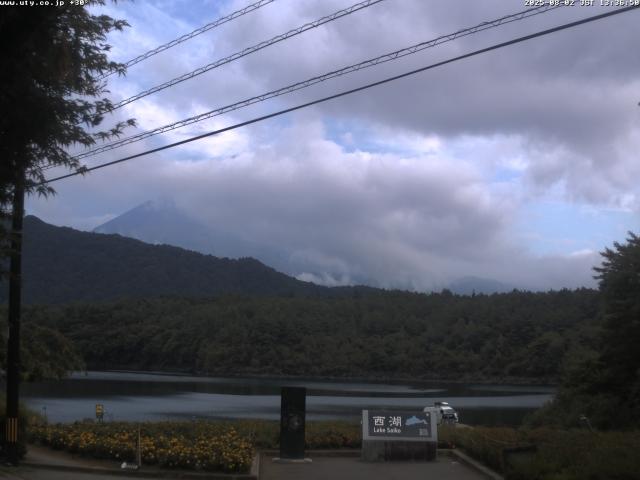 西湖からの富士山