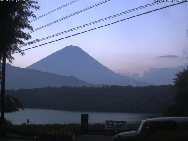 西湖からの富士山