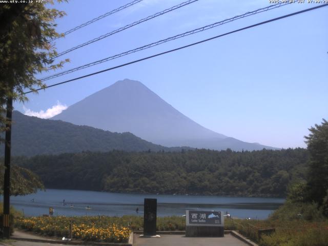 西湖からの富士山