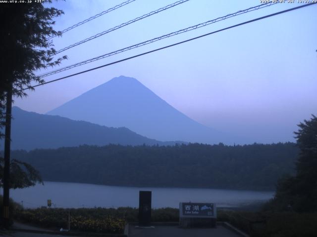 西湖からの富士山