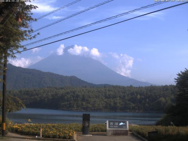 西湖からの富士山