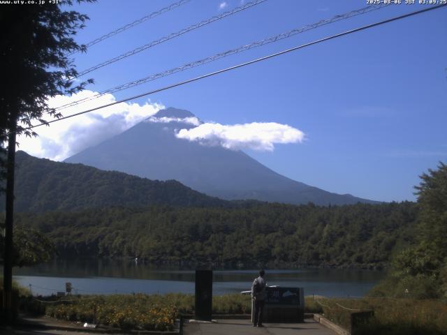 西湖からの富士山