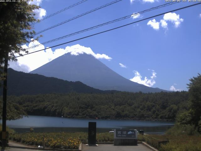 西湖からの富士山