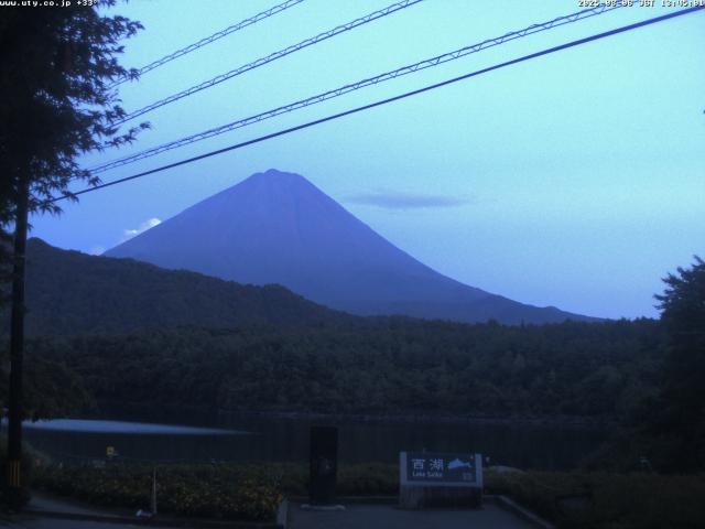 西湖からの富士山