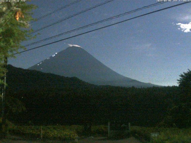 西湖からの富士山