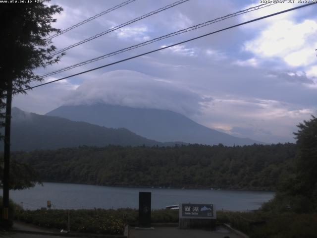 西湖からの富士山