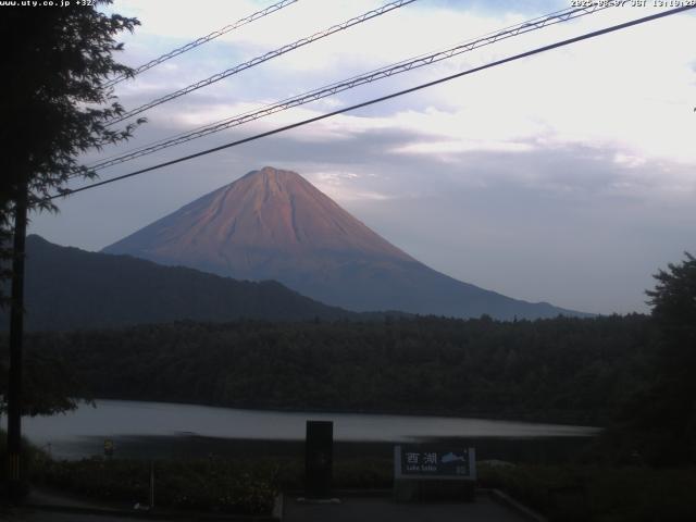 西湖からの富士山