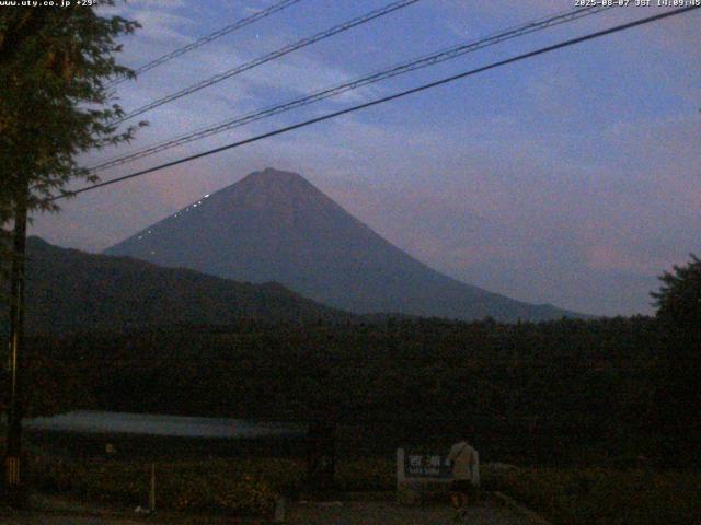 西湖からの富士山