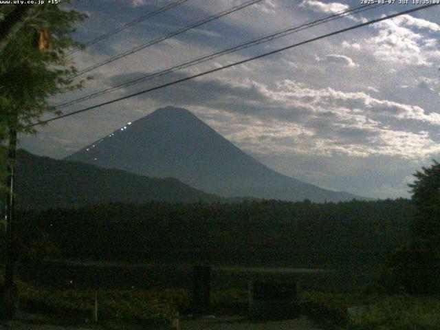 西湖からの富士山