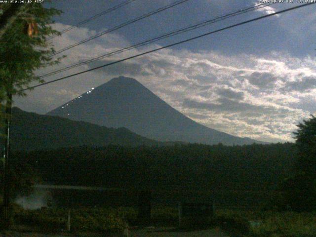 西湖からの富士山