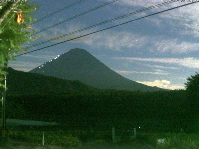 西湖からの富士山