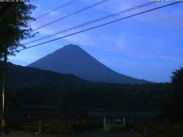 西湖からの富士山