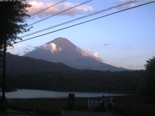 西湖からの富士山