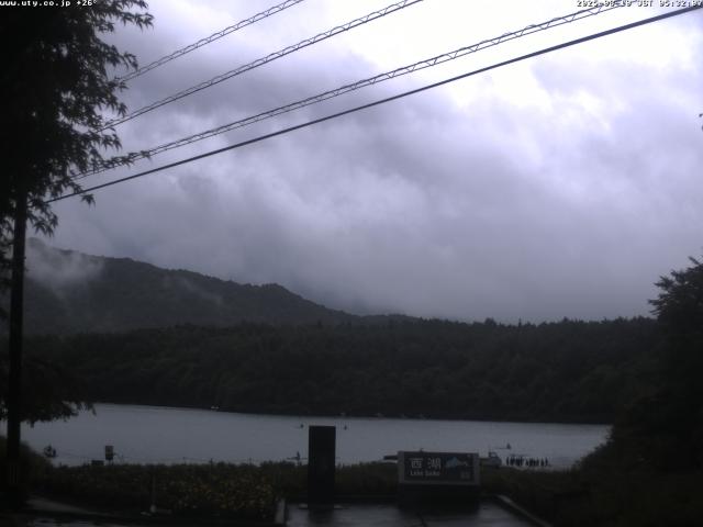 西湖からの富士山