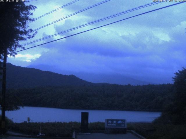 西湖からの富士山