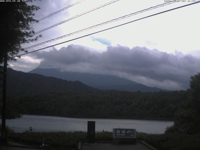西湖からの富士山