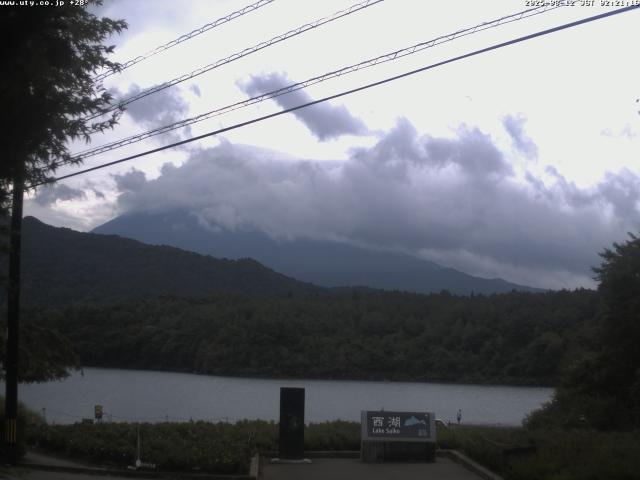 西湖からの富士山