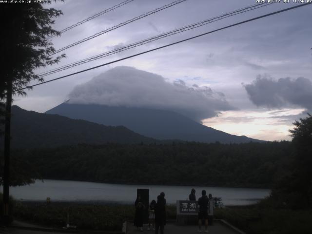 西湖からの富士山