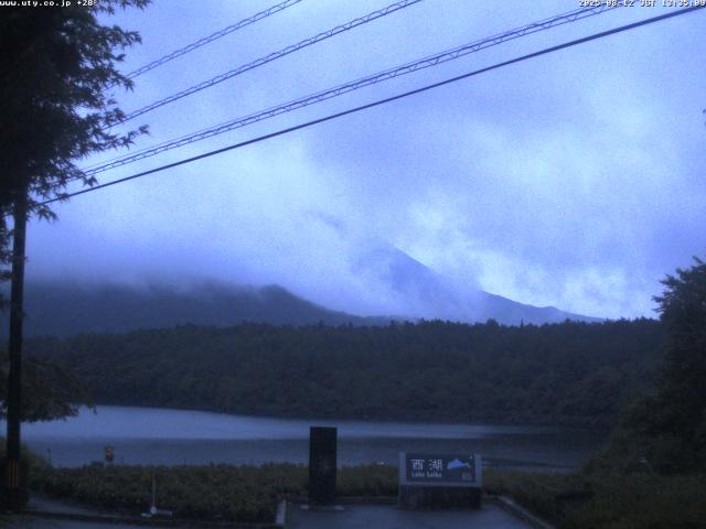 西湖からの富士山