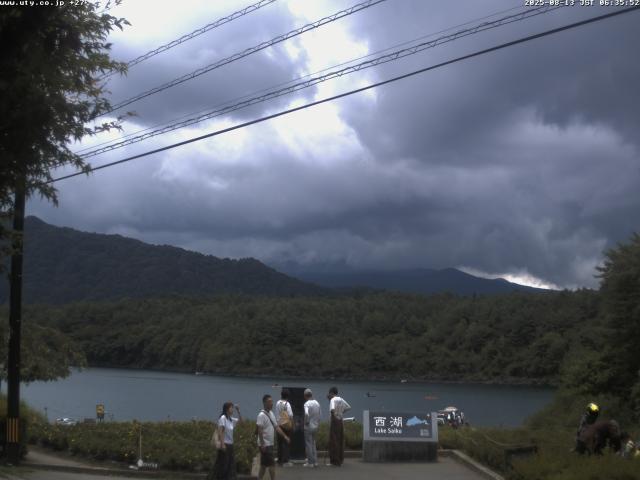 西湖からの富士山